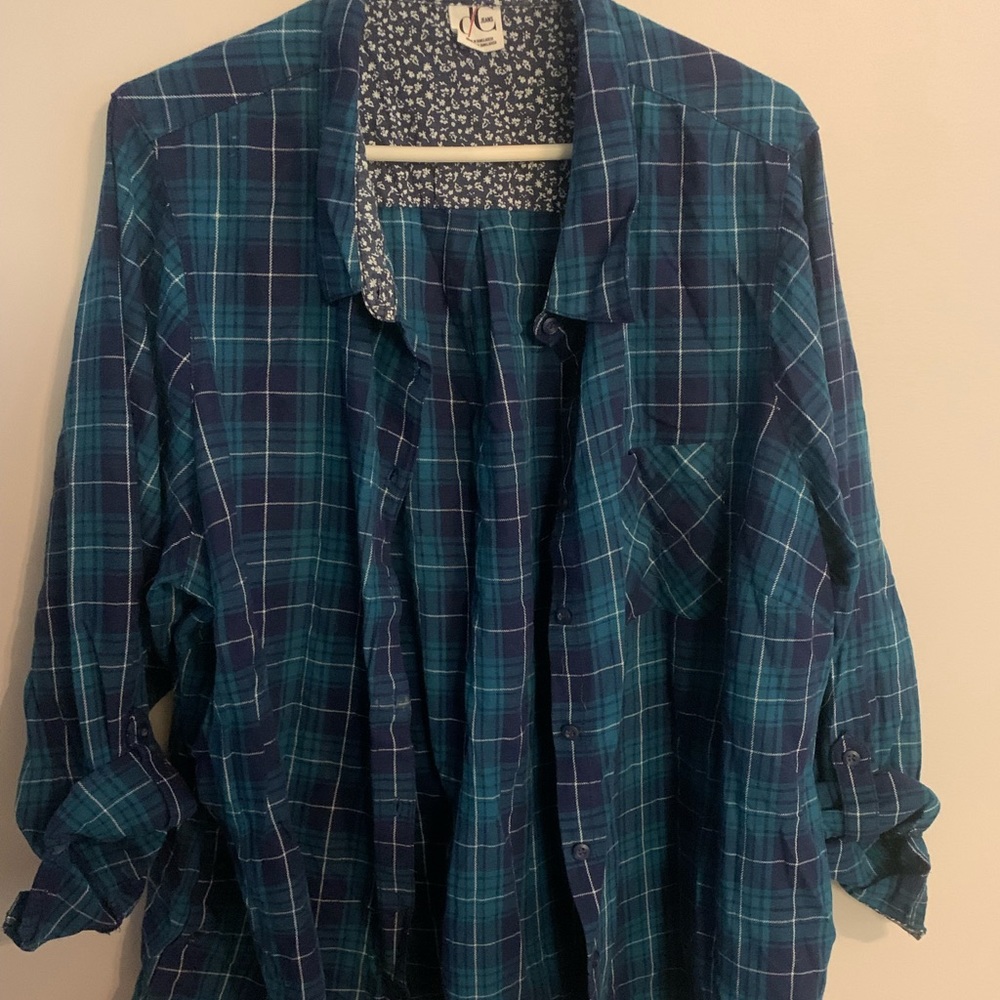 Pennington’s plaid top